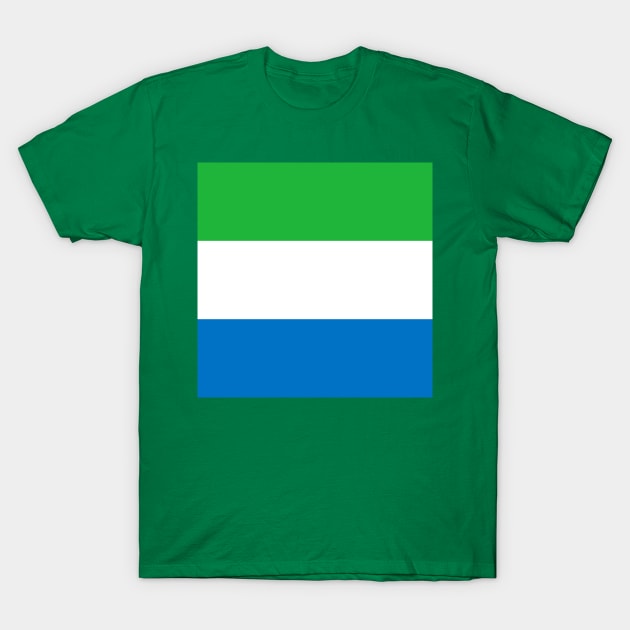 Sierra Leonean flag T-Shirt by flag for all